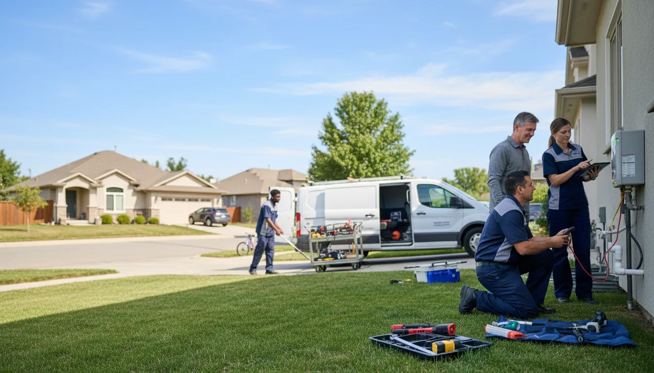 Tankless water heater service in Saint Lucas, IA